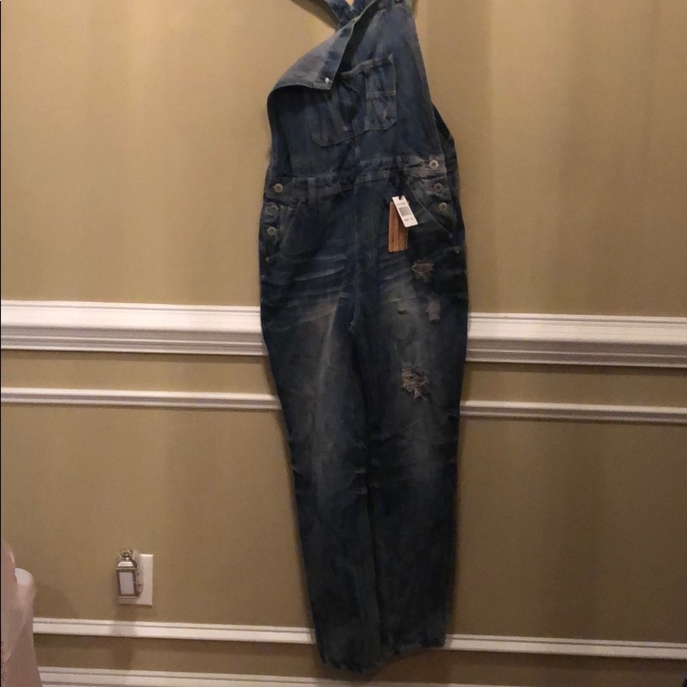 Bleecker & Mercer Denim Overalls 38 x 32